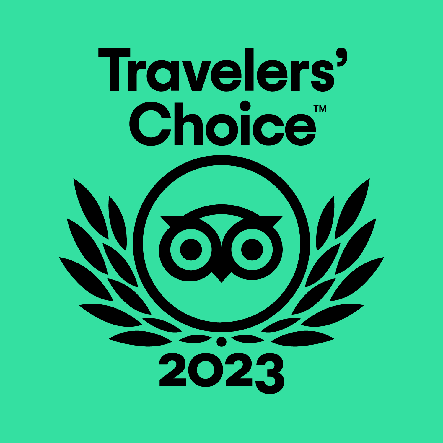 Trip Advisor Travelers Choice Award 2023
